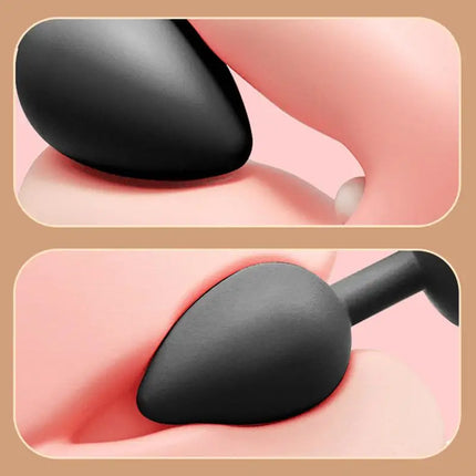 【AD】Metal Anal Plug Heart Crystal Beginner To Expert Butt Plug Adult Toy Tail Female/Male Dildos Sex Toys Couples Adults Game
