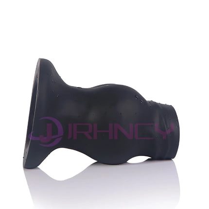 Hollow anal plug 85-105mm Silicone huge Butt plug Anus Dilator Tunnel Expansion Enema Prostate Massage G-spot Speculum