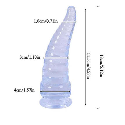 Threaded octopus tentacles, simulated anal plug, adult sex toy, men's and women's anal expanders, prostate massager, suction cup