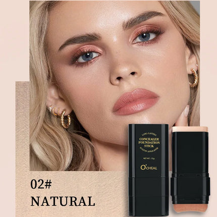 Eraser contour foundation stick moisturizing,light,long-lasting waterproof,breathable concealer natural,docile liquid foundation