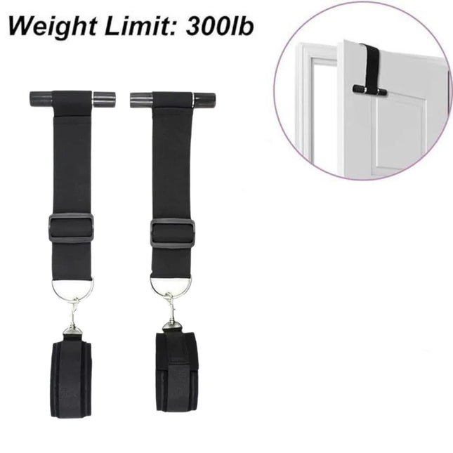 Door Hanging Handcuff Sex Toy Set BDSM Hand Restraint Swing Cuffs SM Slave Couple Flirting Bondage Gear Adult Erotic Games Set