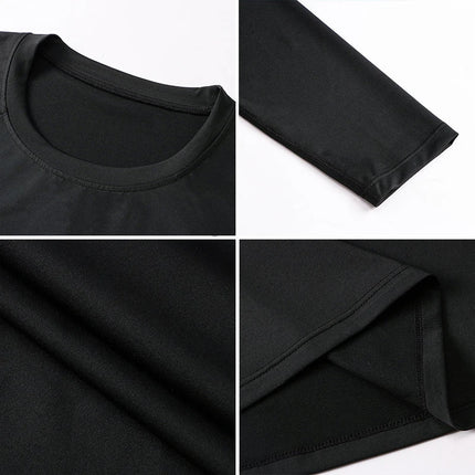 Compression T Shirts Men Spring Long Sleeve Sportswear Training Exercise T-shirt Elastic Quick Dry Sport Tops Gym Workout Shirts