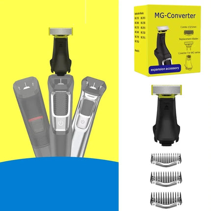One Blade Shaver Replacement Blades Compatible with Norelco Multigroom 3000 5000 7000 9000 Series Electric Beard Trimmer