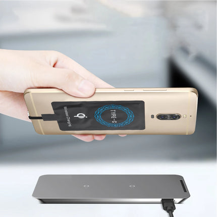 2PCS Type-C Wireless Adapter Portable Charging Receiver Wireless Receiver for Type-C Phones Wireless Charging Module