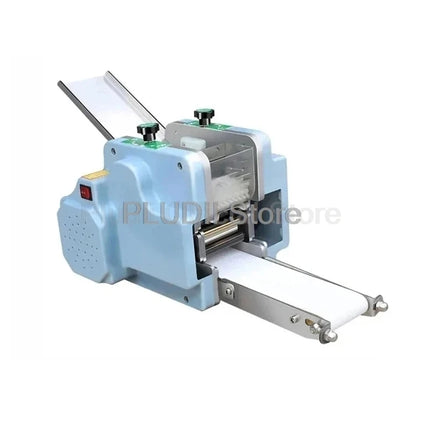 Electric Automatic Dumpling Wrapper Wonton Skin Machine Dough Rolling Press Commercial Round Square Dumpling Skin Maker