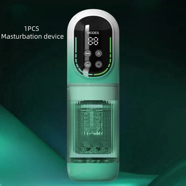 5 in 1 Automatic Thrusting Rotation Male Masturbator Penis Pump Sucking Pocket Pussy Blowjob Machine Adult Sex Toys for Men 18+