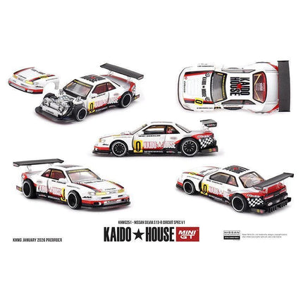 Kaido House + MINIGT 1:64 BMW M3 KAIDO WORKS LARRY CHEN V1 USA Exclusive Alloy Die-cast Car Model