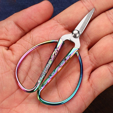 Mini Stainless Steel Sewing Scissors Retro Tailor Thread Embroidery Fabric Needlework Scissor Household Sewing Accessories