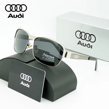 AUDI Brand Polarized Sunglasses Luxury Men Driving Sun Glasses Male UV400 Goggles Oculos De Sol Masculino