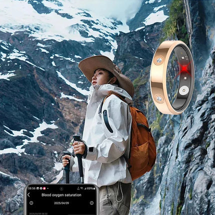 2026 Smart Ring Women Men Super narrow 6.3mm Heart Rate Health Stress measurement Monitor IP68 Waterproof Fashion Sports Rings