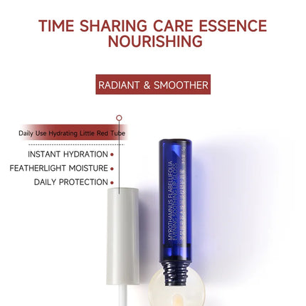 SAINVANA Water-Glow Lipstick Tint of Color Lip Balm Nourishing Shine&Line-Smoothing Lip Glaze with VitaminE Natural Gloss Finish