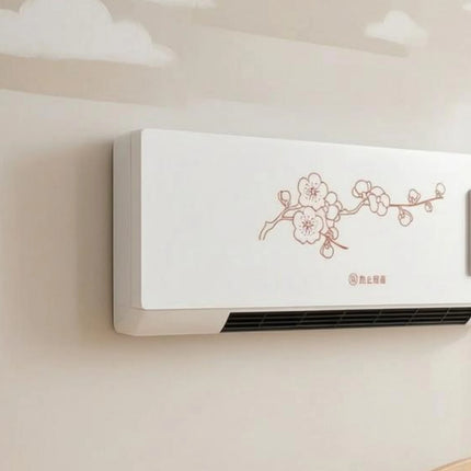 2-in-1 Heater and Cooler Wireless Controller Control Wall Mounted Heater Cooler Heating and Cooling Fan Digital Display