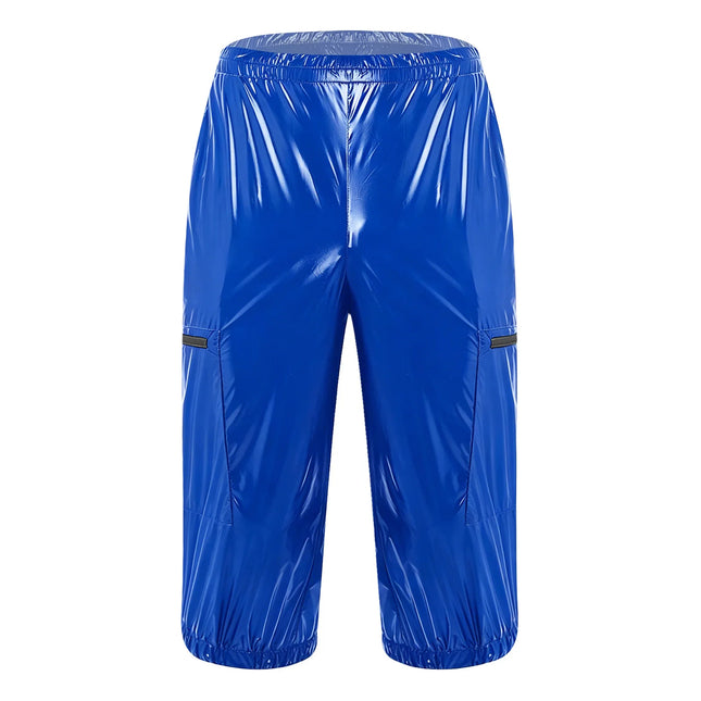 Men Waterproof Jogging Pants Built-in Briefs Boxer Shorts for Jazz Dance Workout Beach Cycling Wear Sports Trousers Long Pants