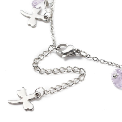 201 Stainless Steel Link Cable Chain Anklet Silver Color For Women Summer Beach Barefoot Jewelry 22.5cm(8 7/8") long, 1 Piece