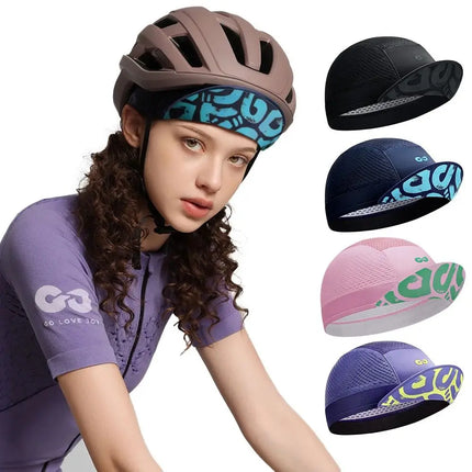 NEW Quick-drying Cycling Hat Helmet Liner Lightweight Sports Caps Breathable Sweat-absorbing Road Bicycle Cap