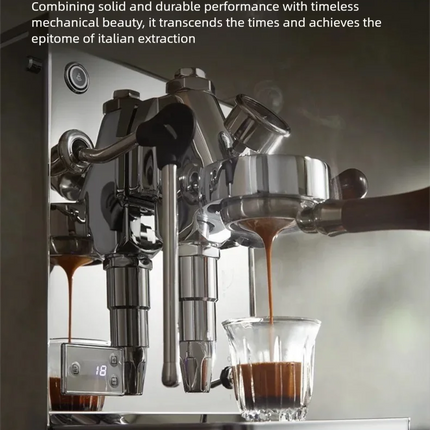 【New Arrival】Gemilai 3038A White Whale Semi-Automatic Coffee Machine, Compact Home Use E61 Boiler Espresso Machine