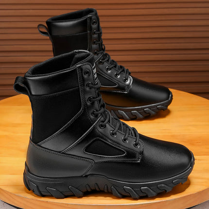 Men's high-top boots, casual sports shoes, outdoor camouflage, wear-resistant, trendy and fashionable men's boots
