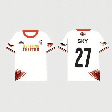 2025 Summer Round Neck Casual Thailand Men And Women Gmm Tv Sports Meeting Jerseys 3d Printed Short-Sleeved Red Team T-Shirts
