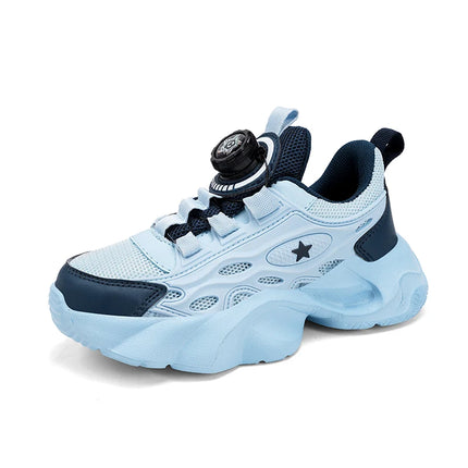 Childrens Sports Shoes Comfortable Elastic Shock-absorbing New Campus Retro Mesh Training Shoes Daily Breathable Casual Shoes