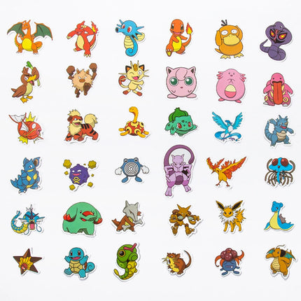 10/30/50/100PCS Cute Pokemon Anime Stickers DIY Motorcycle Travel Luggage Guitar Skateboard Classic Toy Funny Sticker Decal Gift