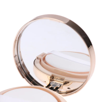 【Empty Air Cushion Puff Box With Mirror Sponge Portable Foundation DIY Box BB Cream Cosmetic Case Container Beauty Makeup Tools】