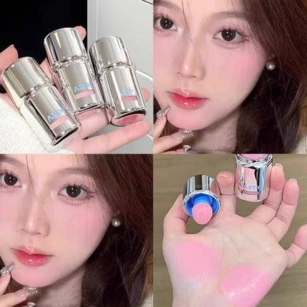 AZTK Liquid Blush Korean Style Makeup Matte Waterproof Brighten Face Peach Pink Purple Jelly Color Blusher Nude Rubores Rouge