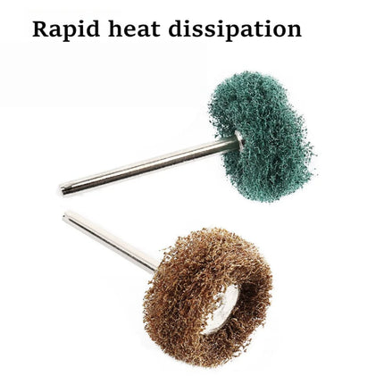 200/100/50PCS Dental Polishing Brush Double Layer Polish Wheel Teeth Polisher Rubber Nylon Alumina Odontologia Rotating Tool