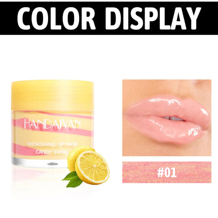18g Strawberry Lip Balm Hydrating Lip Mask for Night Sleep Fades Lip Lines Plumps & Moisturizes Fruit-Infused Nude Lip Primer