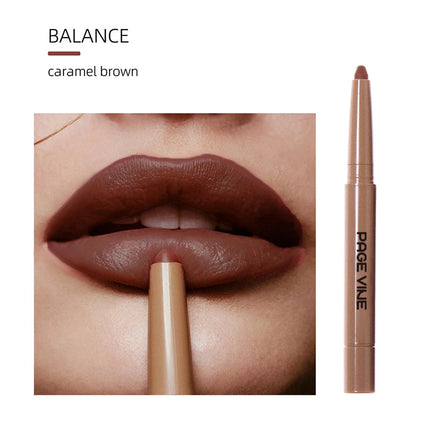 Blogger Recommended Lip Liner Brand Long-lasting Velvet Matte Beginner-friendly Sexy Double-ended Silky Peptide Nude Lip Liner