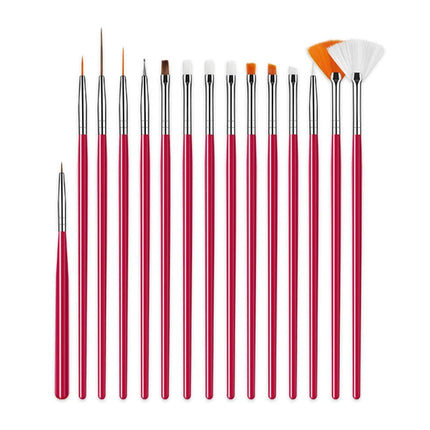 15Pcs/lot Fondant Cake Painting Brush Icing Pastry Brushes Cake Decorating Tools Baking Accessories Fondant Cake Carving Pen