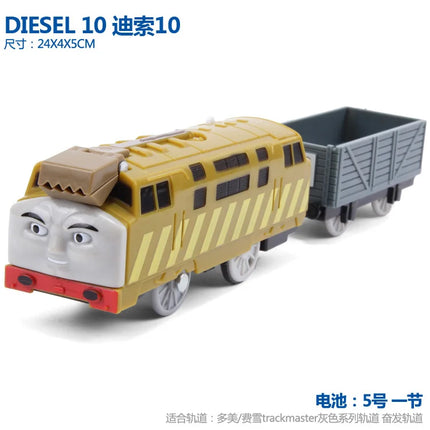 NO BOX 1:43 Thomas And Friend Alloy Magnetic Train Track Locomotive Toby Emily Petcy Duck Train Model Boy Educational toy Gift