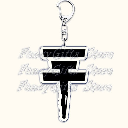Tokio Hotel Band Chibis Keychains for Accessories Bag I Love Bill Tom Kaulitz Georg Listing Keyrings Jewelry Friends Fans Gifts