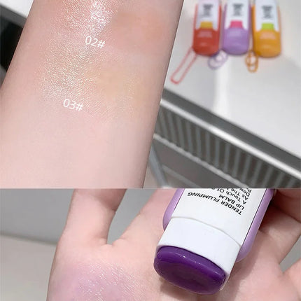 Gegebear Delicate and Moisturizing Lip Balm, Colorless Lip Care, Summer Moisturizing and Hydrating, Lipstick Primer, Lip Balm for Beauty, Moisturizing and Repairing, Anti-Dry and Anti-Cracking, Refreshing and Non-Sticky, Long