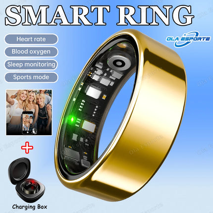 Ola Esporte Smart Ring 5ATM&IP68 Waterproof Ring Man Health Monitoring Heart Rate Sleep Monitor Sport Tracker Smartring 2025 New