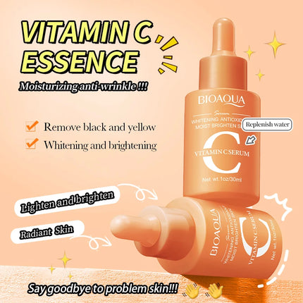 1/3pcs BIOAQUA Vitamin C Retinol Hyaluronic Acid Serum for Face Moisturizing Firming Brightening Facial Essence Skin Care Sets
