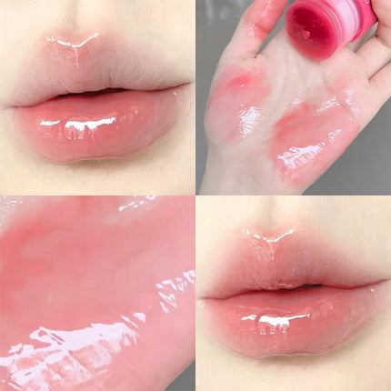 Gege Bear Hydrating Tinted Lip Essence — Moisturizing Water-Gloss Finish, Korean-Style Youthful and Flawless Look Lip Balm