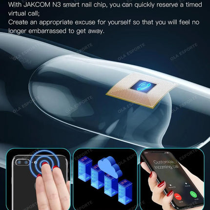 N3 Super Value Smart Nail New Multi Function Chip Intelligent Nail No Charge Required NFC Smart Wearable Gadget For Phone Call