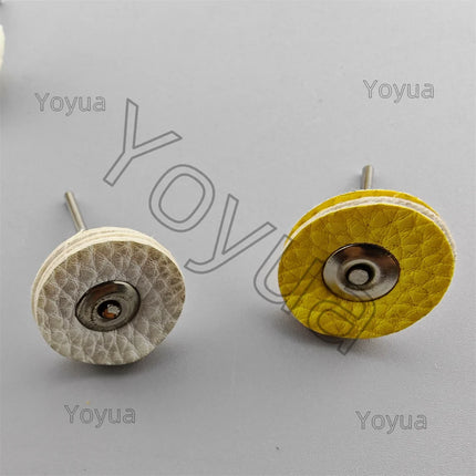 100pcs 25mm Dental Odontologia Polishing Brush Wheel Rotary Tools 2.35/3.00mm Shank Wool Goat Cotton Black Buff Dentistry Lab