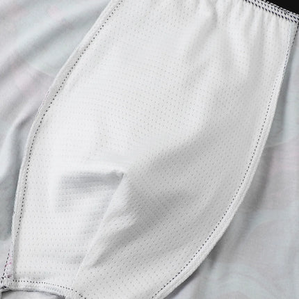 5PCS Random Men's Breathable Boxer Underwear with Colorful Graffiti Patterns Elastic Waistband Trendy and Fashionable Underwear