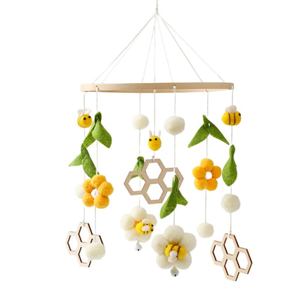 Baby Cloud Rattles Crib Mobiles Toys 0-12 Months Bell Musical Box Newborn Bed Bell Toddler Rattles Carousel For Musical Toy Gift