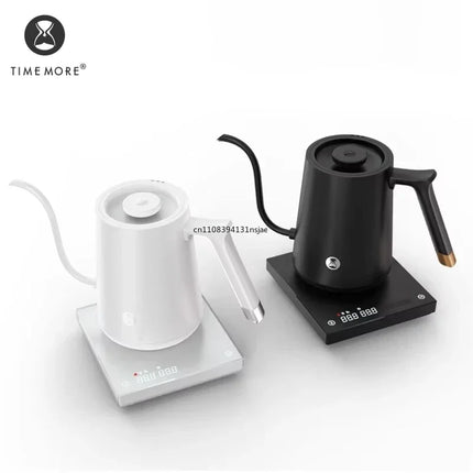 2026 Timemore Fish Smart Electric Pour Over Kettle 600ml 220v Fine Mouth Temperature Control Customize Hand Brew Coffee Pot