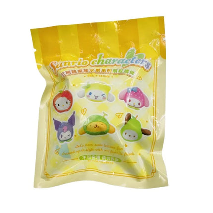 Sanrio Characters Fruit Series Sanrio Hello Kitty Melody Kuromi Mystery Blind Bag Gifts Toy Model Anime Figure Collect Ornaments