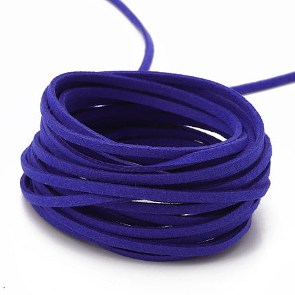 3mm Faux Suede Braided Cord Korean Velvet Leather For Handmade DIY Beading Bracelet Jewelry Making Thread String Rope 1m/4m/roll