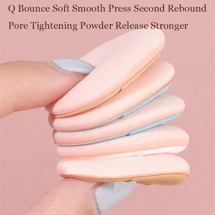 6/10Pcs Mini Finger Puff Foundation Small Air Cushion Powder Sponge Face Concealer BB Cream Cosmetic Applicator Makeup Tools