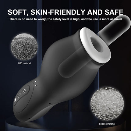 Automatic Male Masturbator Vagina Pussy Sucking Vibration Massager Real Penis Blowjob Masturbation Cup Adult Sex Toys For Men18