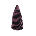 Conic cut flour black two-tone mixed color makeup egg