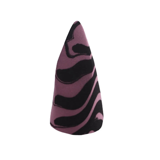 Dual-Color Mixed Cone-Cut Beauty Blender Wet And Dry Use Water Swells Irregular Shape Makeup Sponge Ultra Soft for All Skin T...