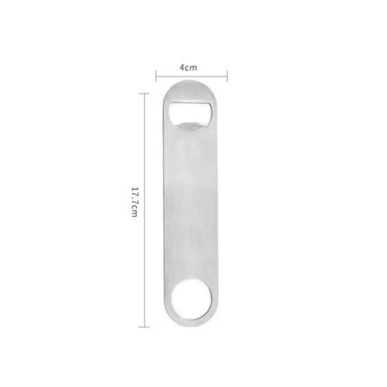 3 Size Durable Beer Bottle Opener Stainless Steel Flat Speed Bottle Cap Opener Remover Bar Blade Kitchen Tool Beer Party Supplie