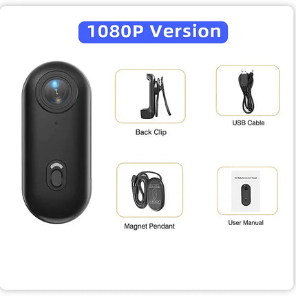 4K HD Motorcycle Mini Recorder Finger WIFI Action Camera Lightweight POV Motorcycle Road Sport Cam Bicycle Vlog Pet Body Camera