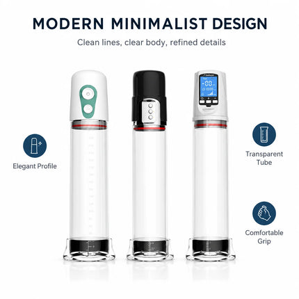 Automatic Penis Pump Suction Vacuum Male Masturbation Penis Extender Dick Erection Enhancement Trainer Adult Sex Toys